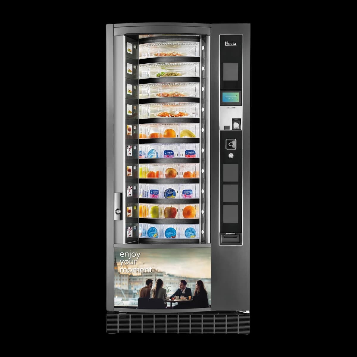 Автомат за храна Necta Gusto Drum 10, нов, изглед отпред