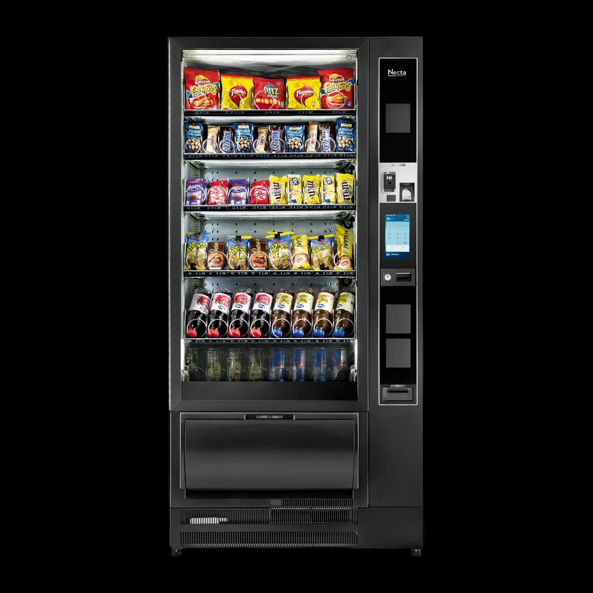 Снакс автомат Necta Gusto 8 Pro Touch, нов, изглед отпред